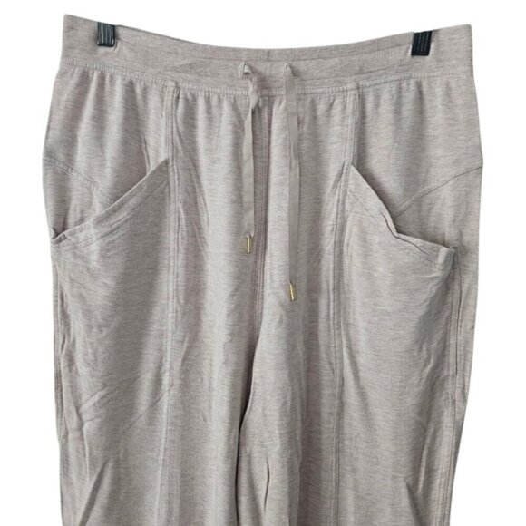 Lululemon Heathered Cashew Slouchy Still Chill Jogger Pant Size 10 - Picture 7 of 13